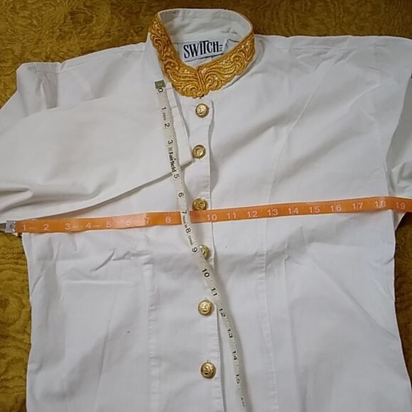Vintage Set 2 Pc Switch USA Blouses Size M Short Size 5 - Picture 5 of 14